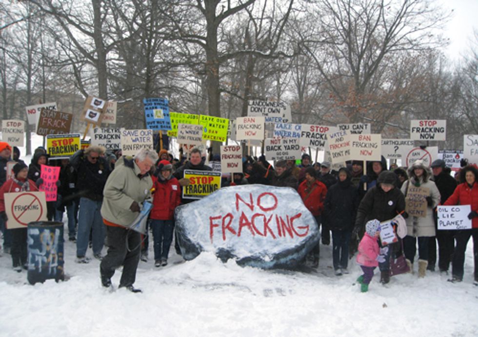 Anti-Fracking Rally in Kent, Ohio