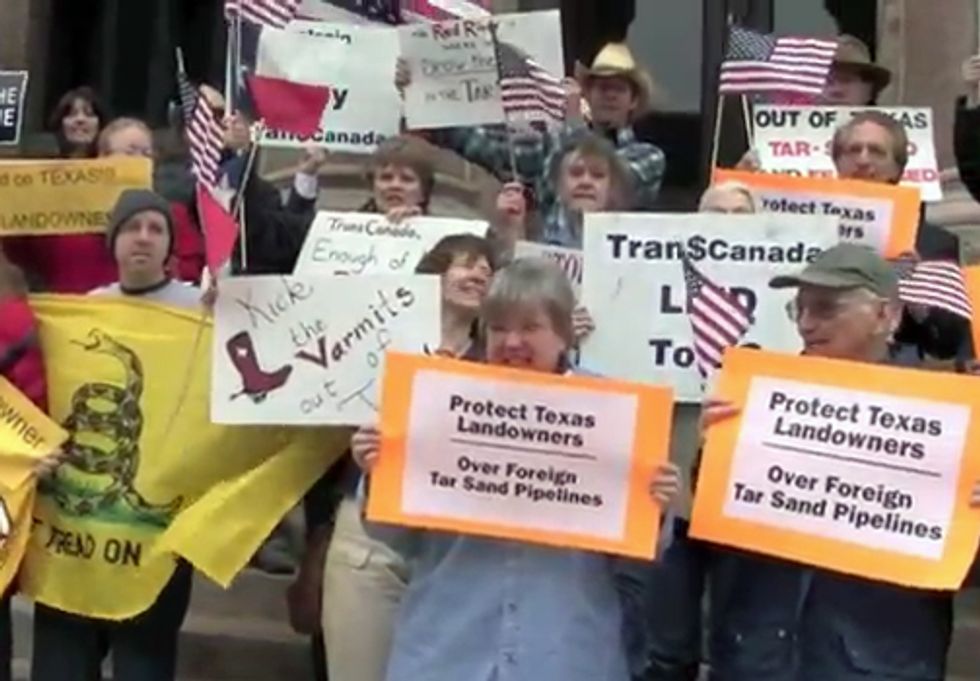 Protesters to Keystone XL Pipeline: Don’t Mess With Texas