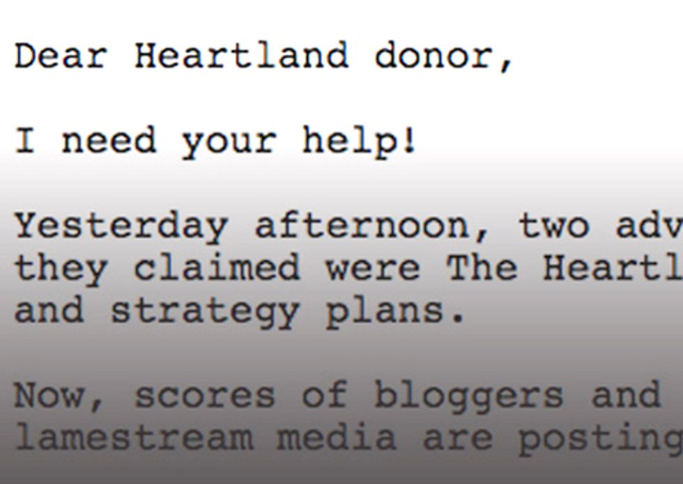 Heartland Institute Threatens Critics after Leaked Documents