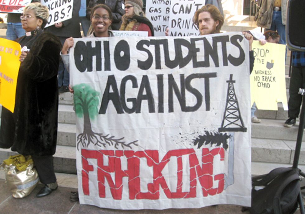 Rally to Protest Obama's 'All of the Above' Energy Policy at Ohio State University