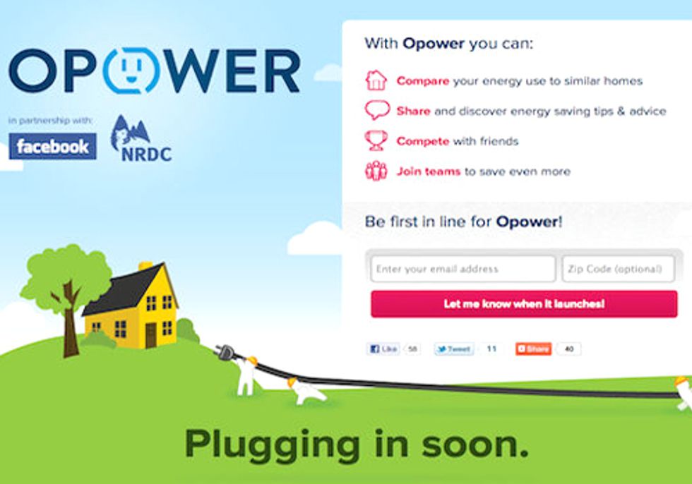 Facebook, NRDC and Opower Join to Drive Energy Efficiency through Social Media