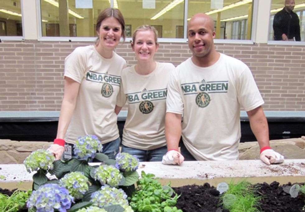 The Cleveland Cavaliers Celebrate Fourth Annual 2012 NBA Green Week April 4 - 11