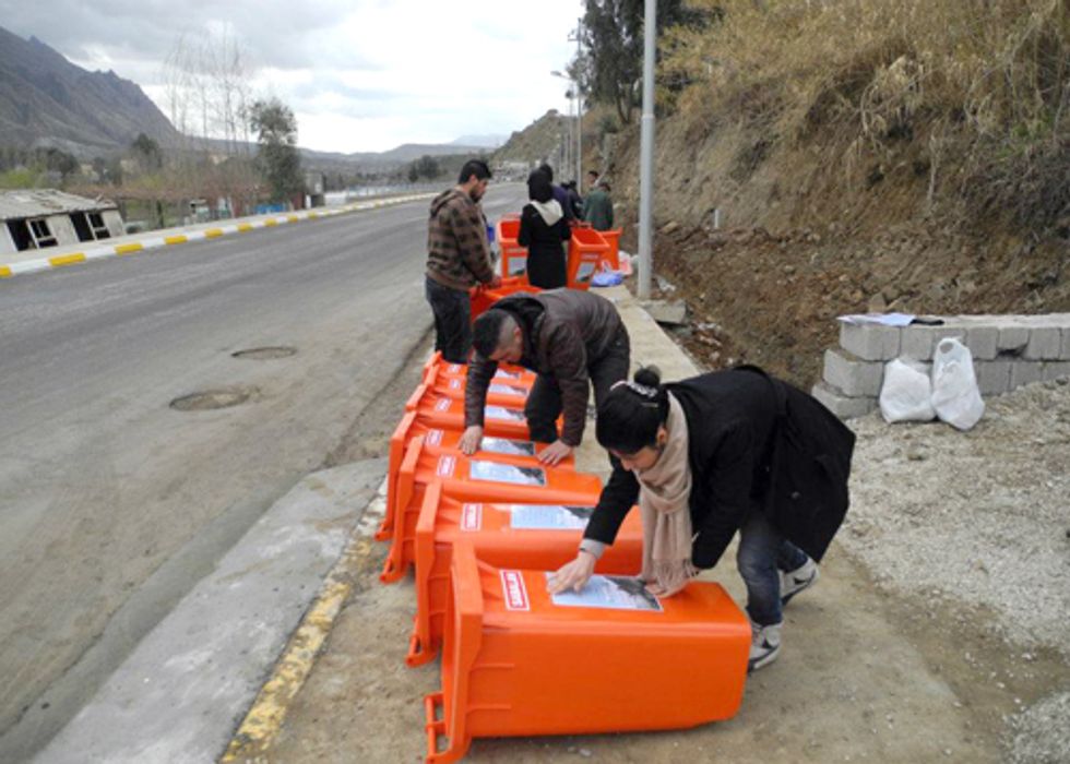 Stopping the Source of Garbage in the Lesser Zab River