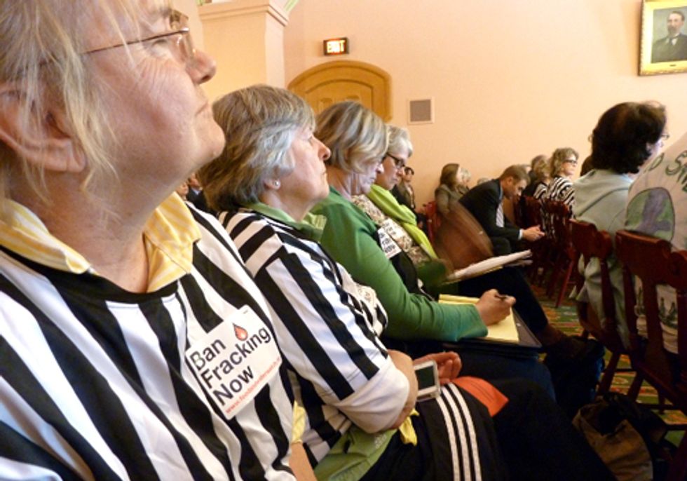 Citizen Referees Storm Ohio Statehouse Hearing over Stonewalled Fracking Bills