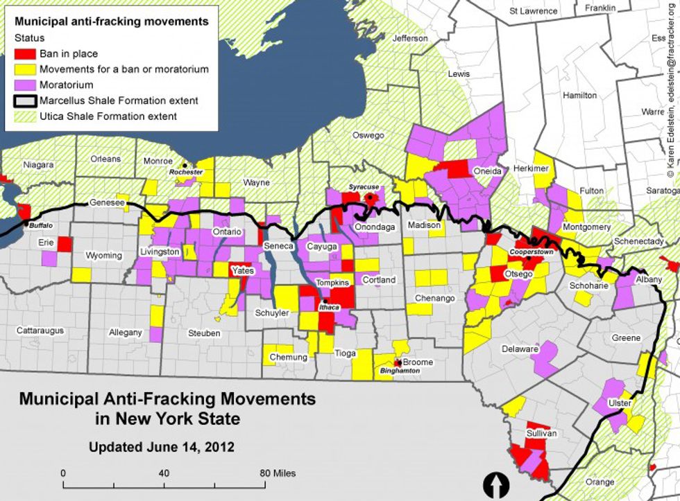 Movement to Ban Fracking Sweeps Upstate New York