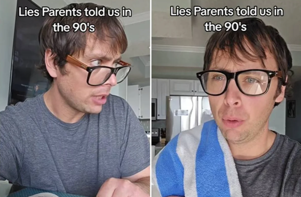 1990s kids, 1990s parents, lies, '90s nostalgia, old wives tale, '90s kid