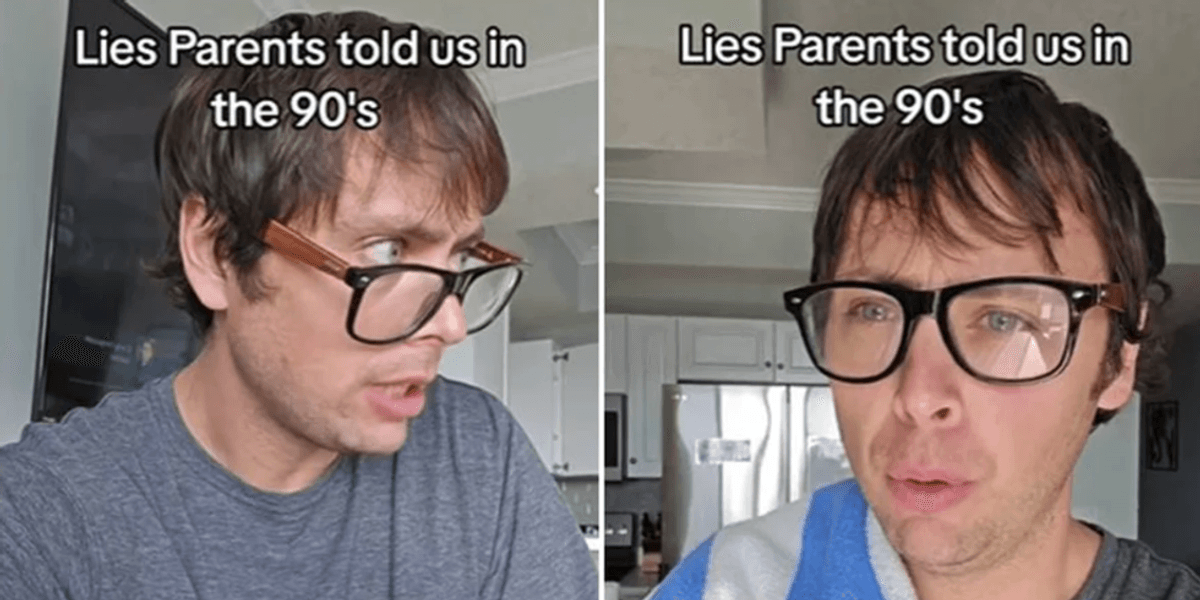 Millennial shares the lies that every kid's parents told them in the '90s