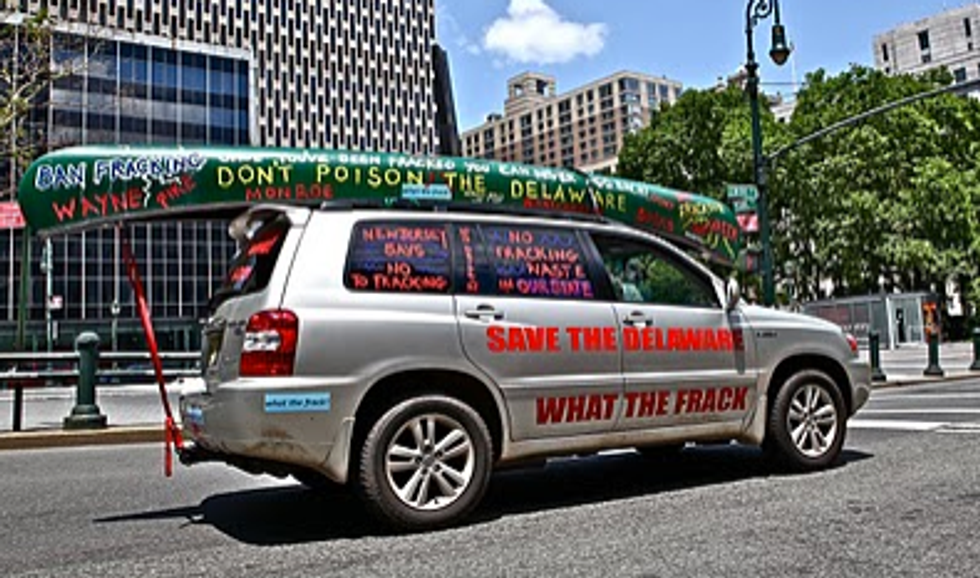 Frackmobile Hits the Streets to Ban Fracking