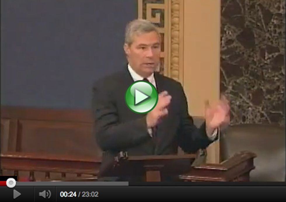 Senator Demands Action for Climate Change