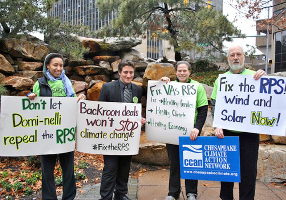 Activists Rally to Stop Repeal of Virginia Clean Energy Law