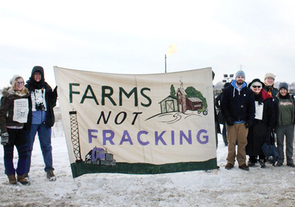 Blockade at PA Fracking Site Highlights Risks to Farms and Food