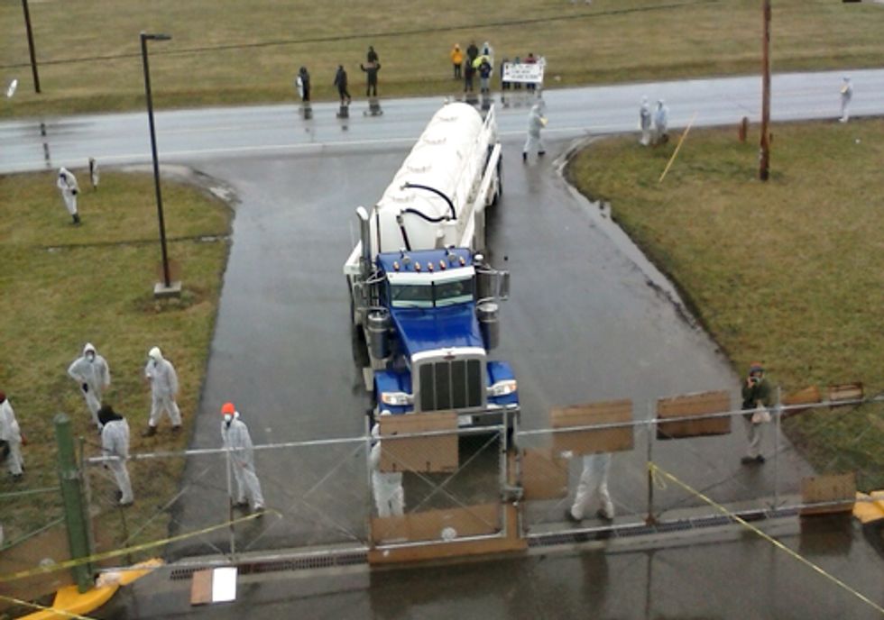 BREAKING: Ohioans Shut Down Fracking Wastewater Storage Facility
