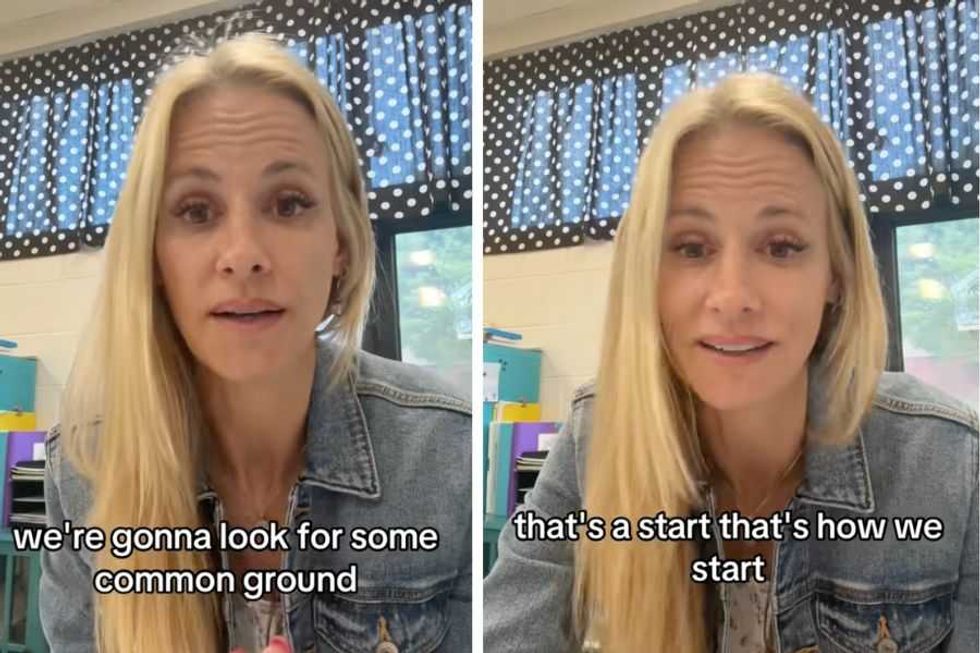 Teacher demonstrates simple but powerful 'common ground' vs. 'find a problem' conversation hack