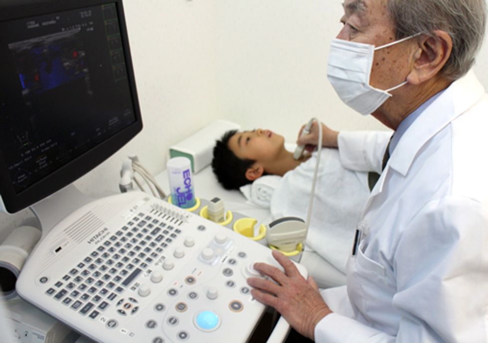 Thyroid Abnormalities Found in Children Downwind from Fukushima