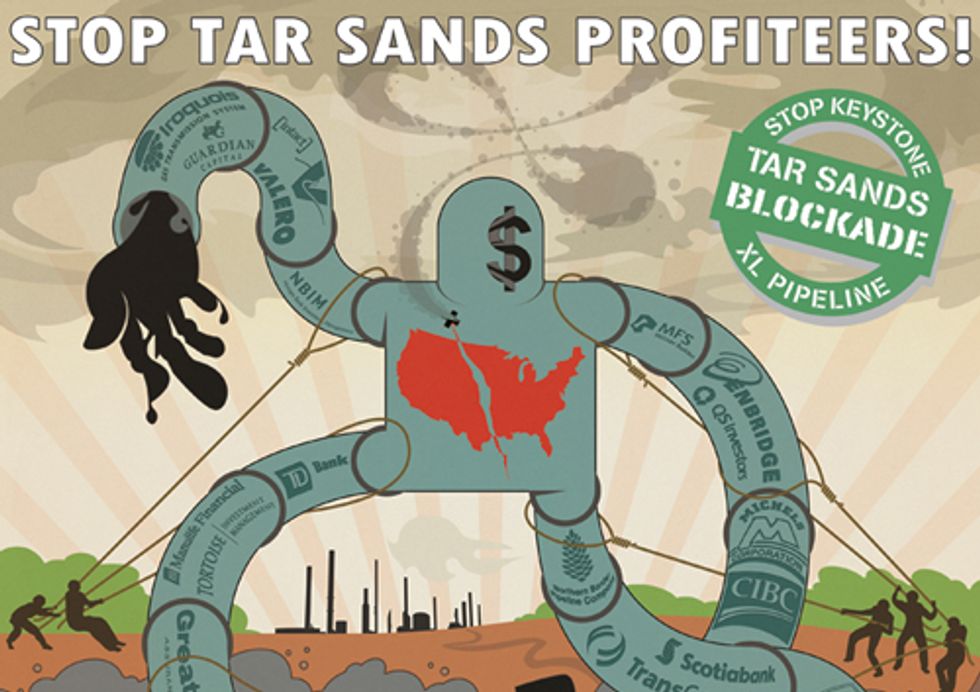 Dozens Arrested as Keystone XL Protests Erupt Across the U.S.