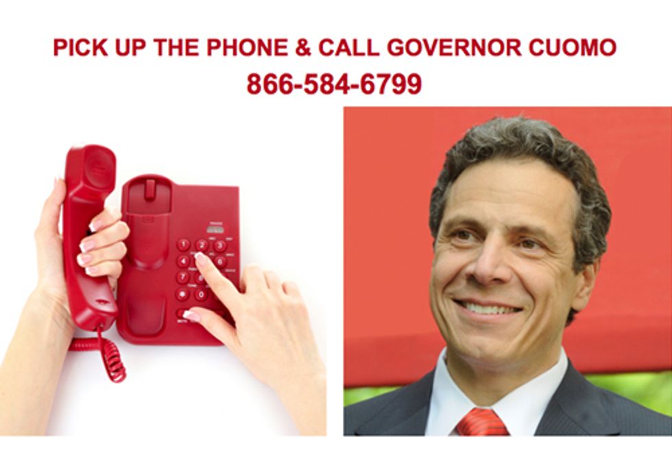 CallCuomo.com Campaign Launches to Protect New Yorkers' Health and Safety from Fracking