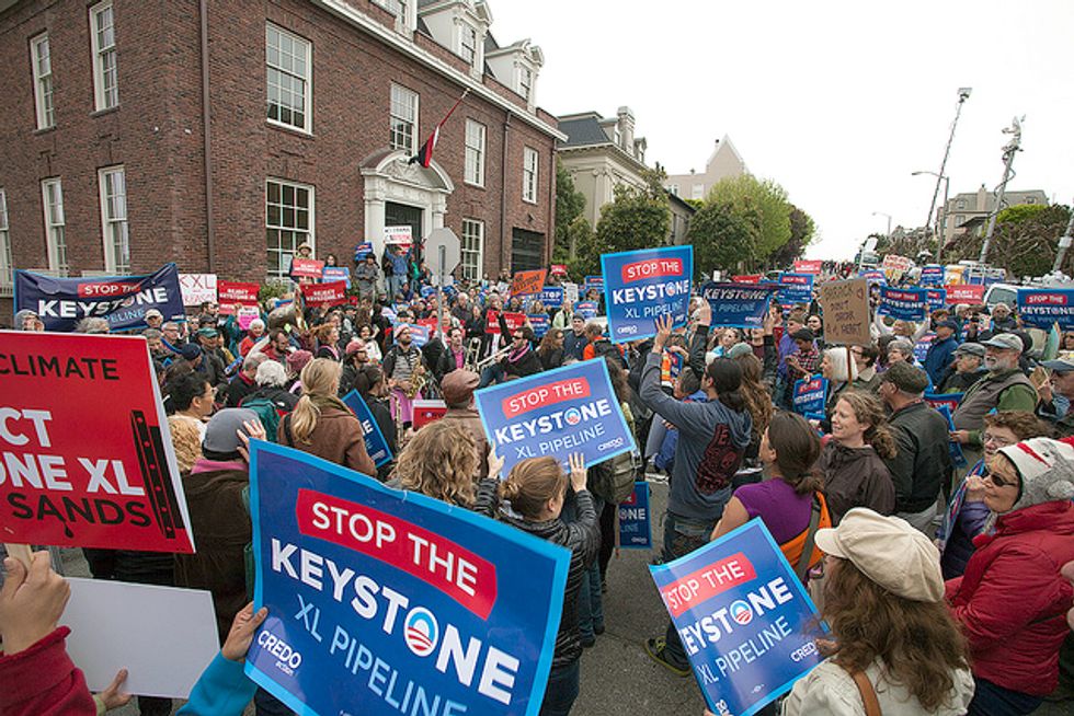 1,000+ Californians Protest Keystone XL at President Obama’s Fundraiser in San Francisco