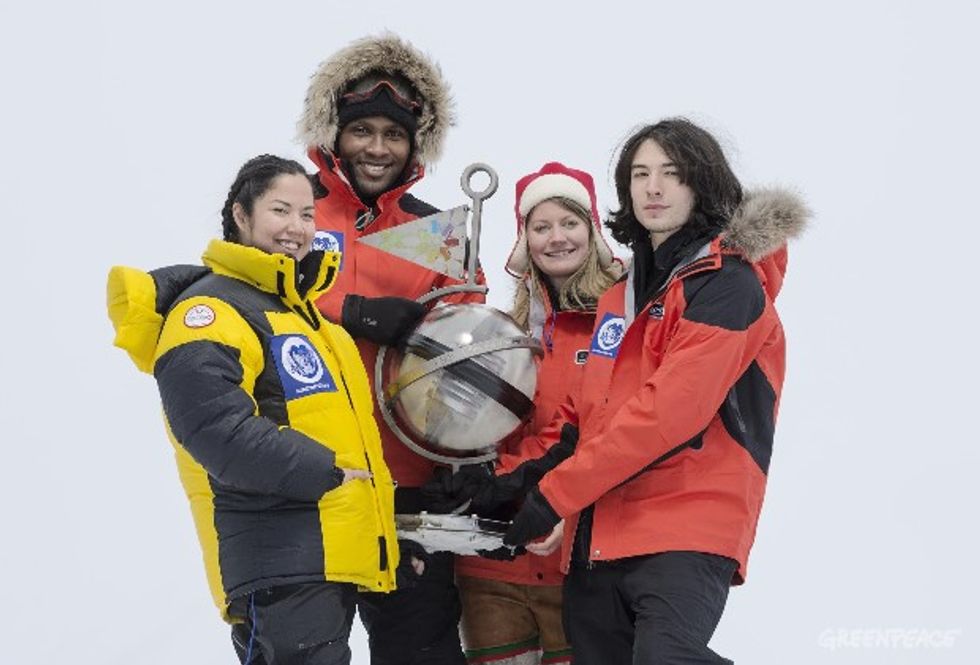 Youth Explorers Embark to North Pole to Bury Time Capsule for Save the Arctic Campaign