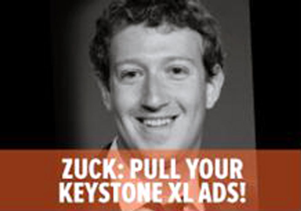 Facebook Bans Ad Criticizing Mark Zuckerberg’s Pro-Keystone XL Stance