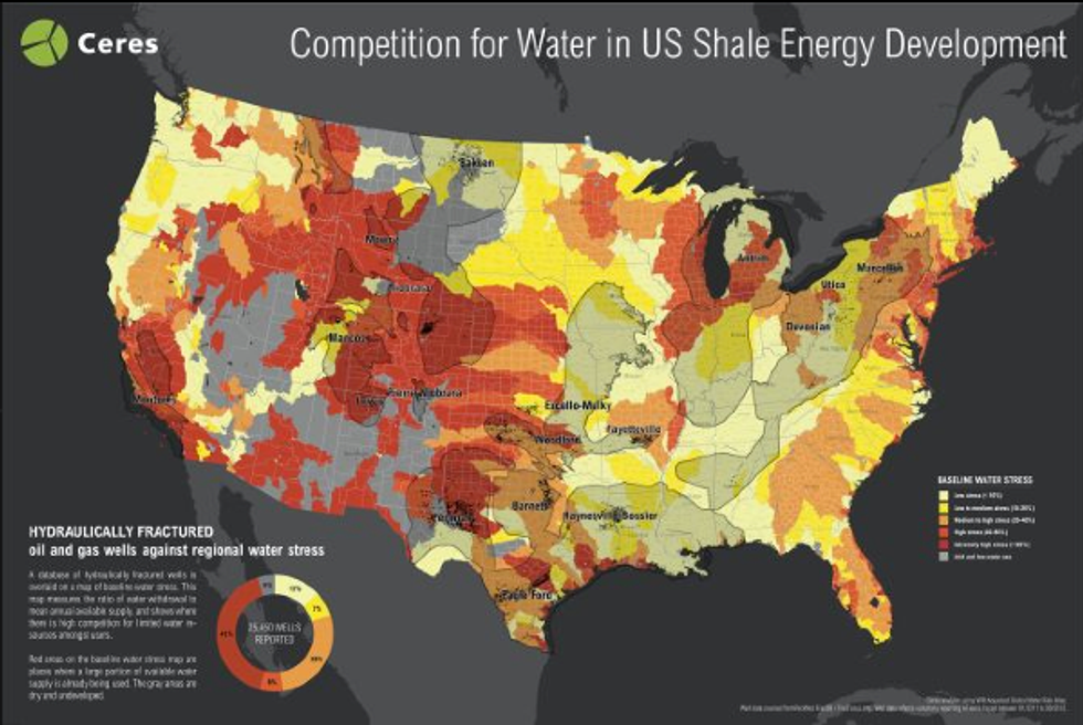 Hydraulic Fracturing Faces Growing Competition for Water Supplies in Water-Stressed Regions