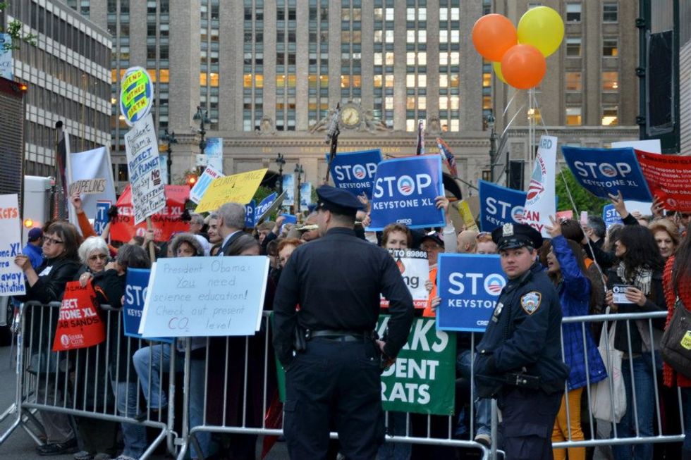 New Yorkers Tell Obama: No Keystone XL, Yes Renewables