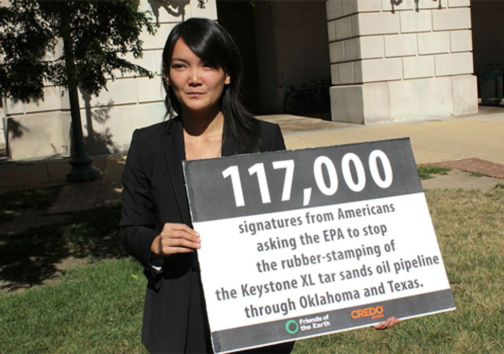 Activists Flood EPA with Signatures to Stop Rubber-Stamping of Keystone XL