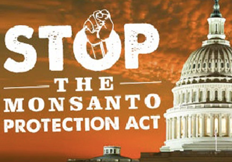 More than 300,000 Oppose the 'Monsanto Protection Act'