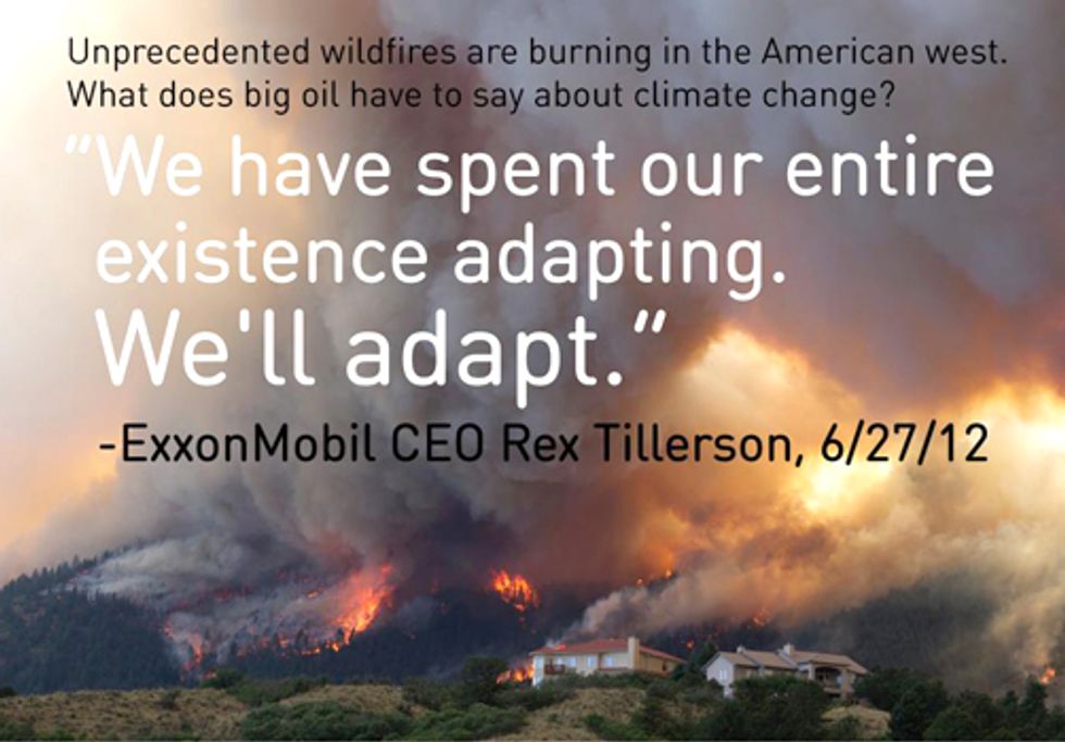 As Extreme Weather Grips the Nation, Exxon CEO Says Climate Change 'Overblown'