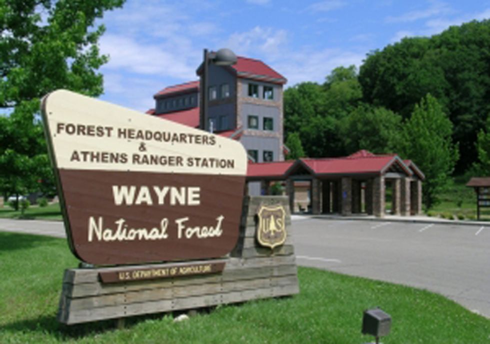 Ohio Residents Rally against Fracking in the Wayne National Forest