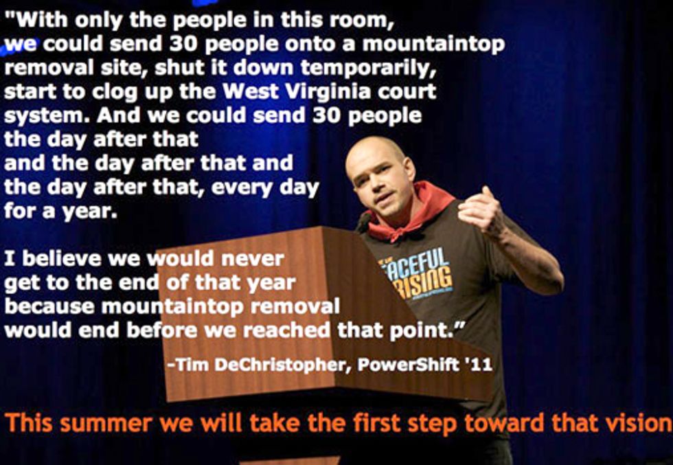 Help Stop Mountaintop Removal at Mountain Mobilization July 25 - Aug. 1