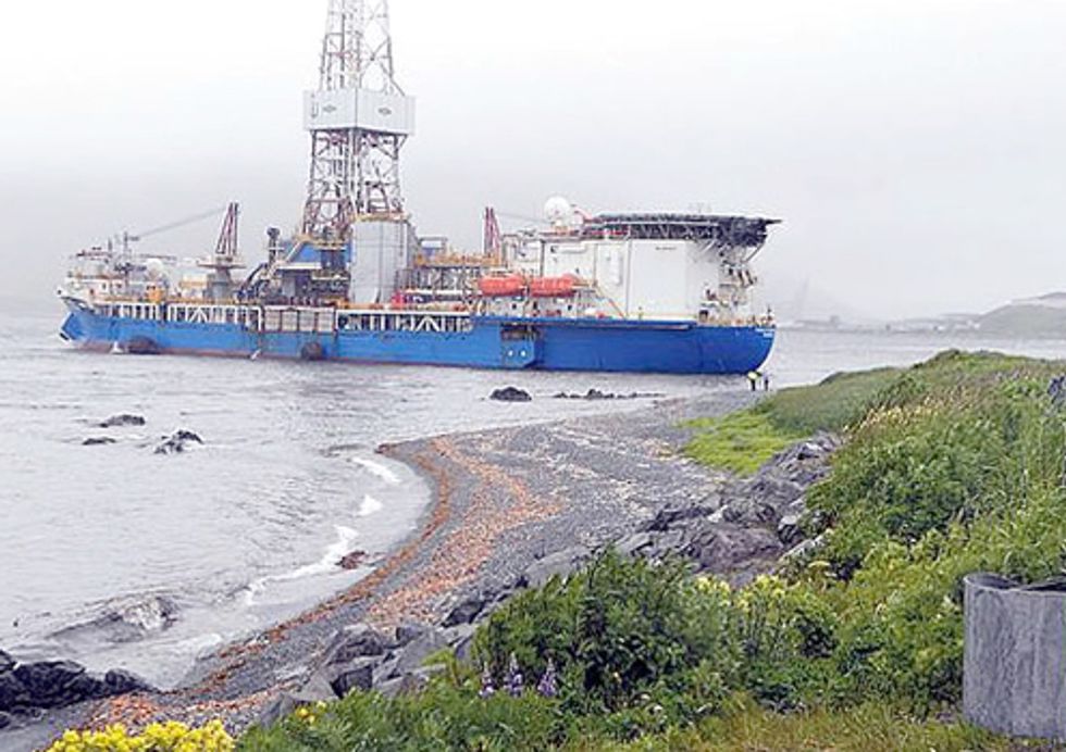 Shell Loses Control of Drill Rig Hundreds of Miles from Arctic Ocean