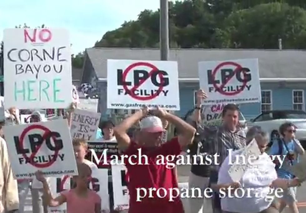 200 Protest against Proposed LNG Gas Storage and Transport Facility in the Finger Lakes