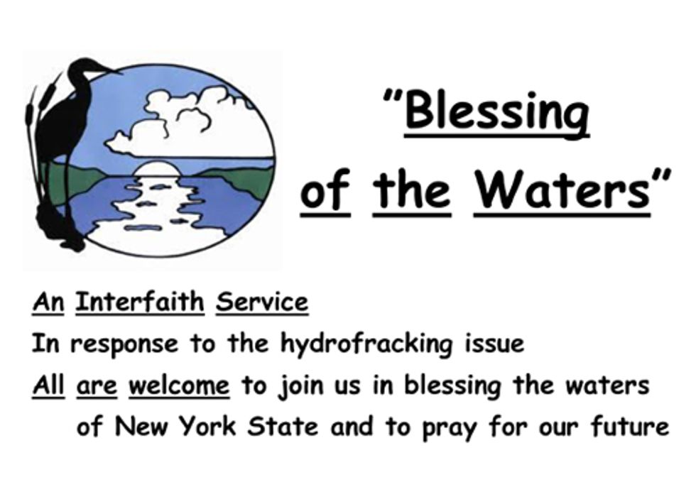 Clergy Against Fracking to Bless New York Waters