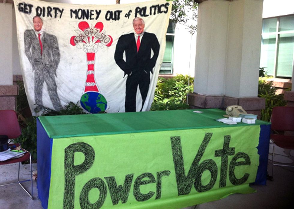 Youth Activists Demand Politicians Reject Polluter Dollars