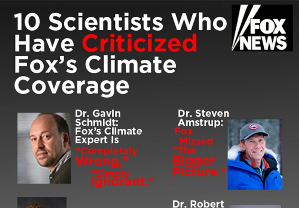 10 Scientists Criticize Fox's Climate Coverage