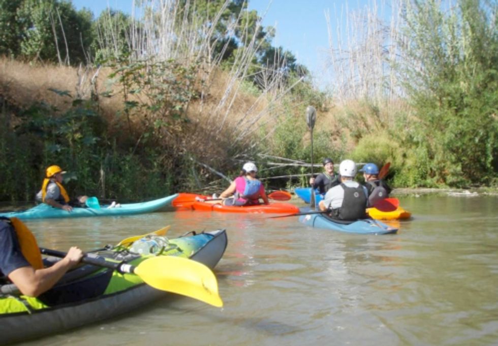 Kayaking the Santa Ana River