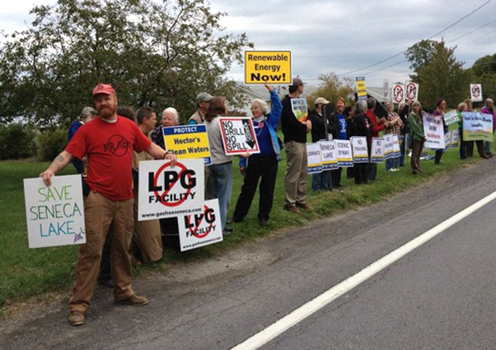 New Yorkers Call on Gov. Cuomo to Save Seneca Lake from LPG Fracking
