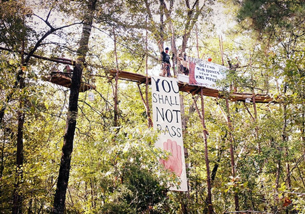 Show Your Solidarity for Frontline Activists Protesting the Keystone XL Pipeline