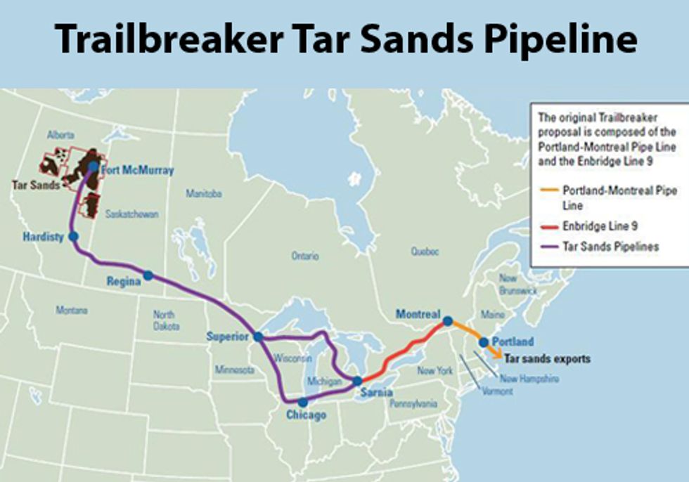 Watch Out New England, Tar Sands Pipeline Headed Your Way