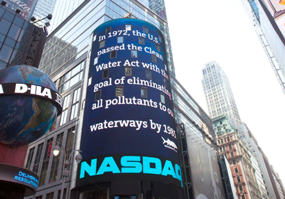 NASDAQ Salutes the Work of Waterkeeper Alliance and Robert F. Kennedy, Jr.