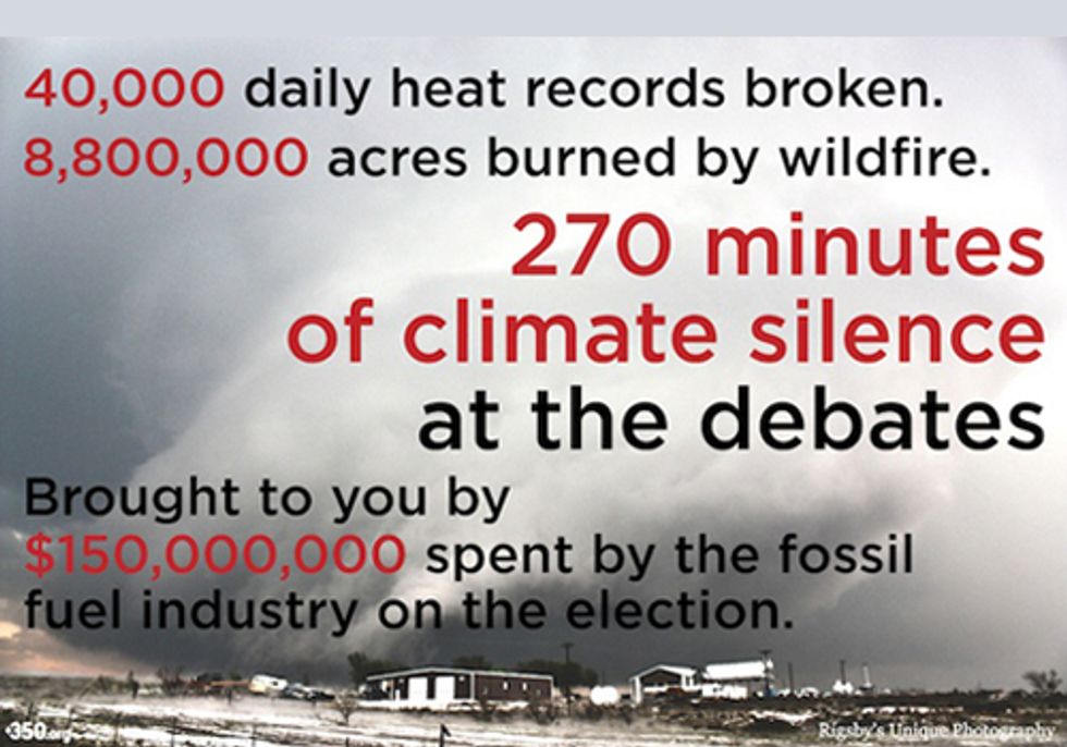 Help Break the Silence on Climate Change in Tonight's Debate