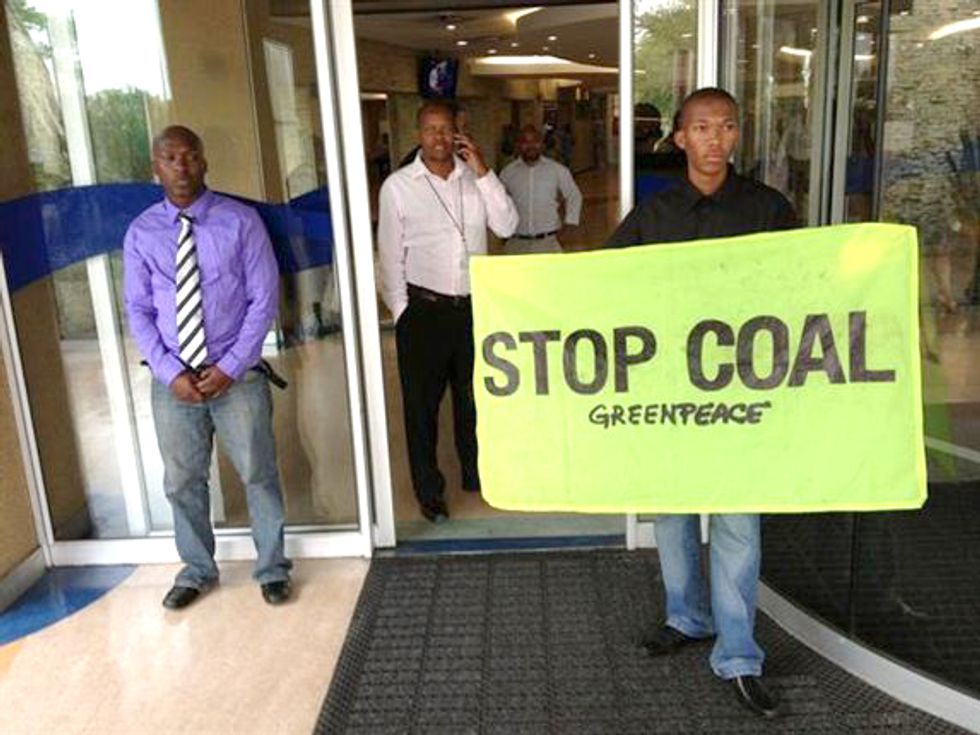 14 Activists Arrested Protesting Coal in South Africa