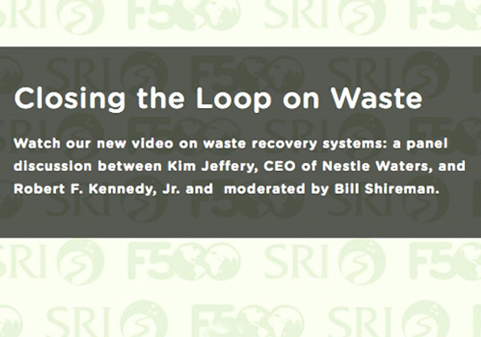 Robert Kennedy, Jr. and Kim Jeffery Discuss the Urgency to Advance Comprehensive Recycling Systems in the U.S.