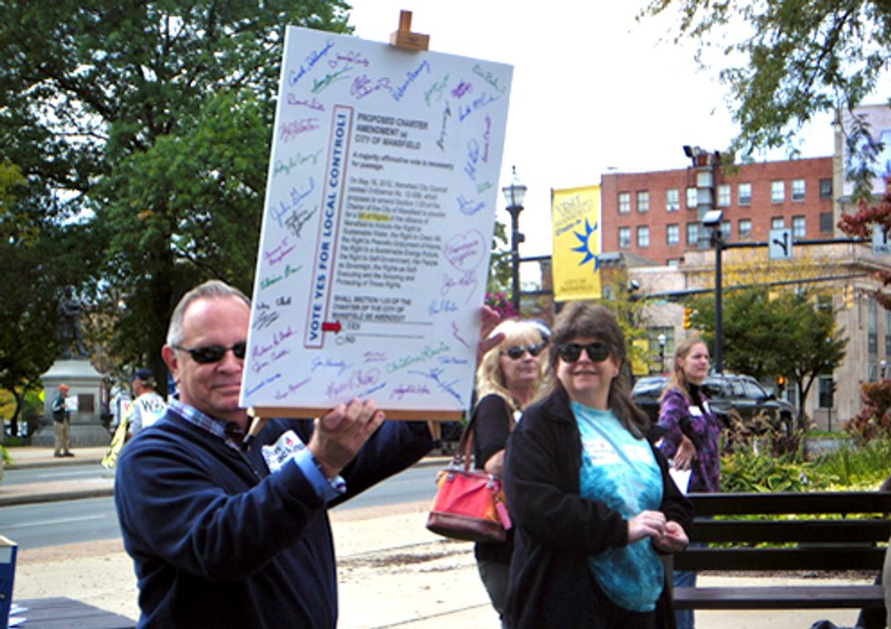 Fossil Fuel Industry Tries to Silence Bill of Rights Amendment Against Toxic Fracking Wastewater Injection Wells