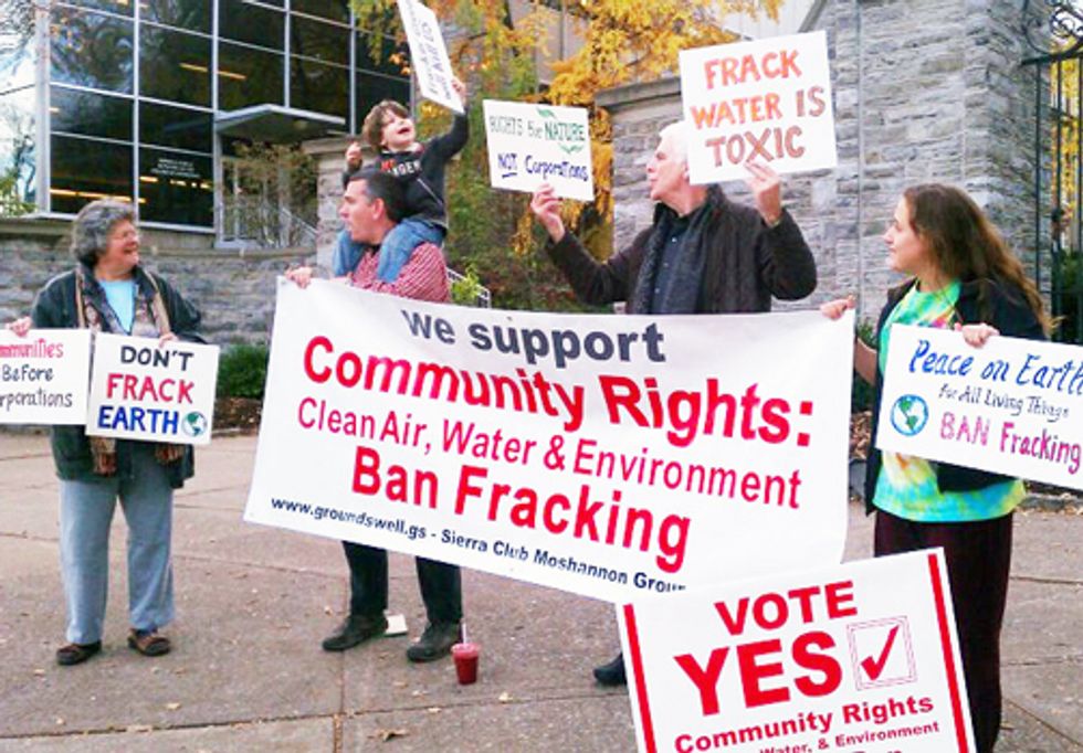 Vote Elevates Community Rights Over Corporate Privileges—Bans Fracking and Injection Wells