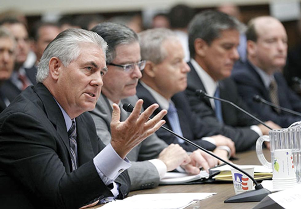 How Big Oil Spent Part of Its $90 Billion in Profits So Far in 2012