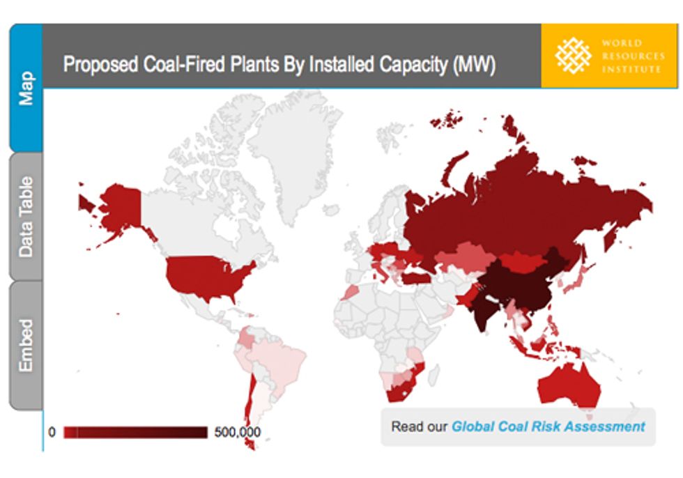Global Climate at Risk as Nearly 1,200 New Coal Plants Proposed Around the World