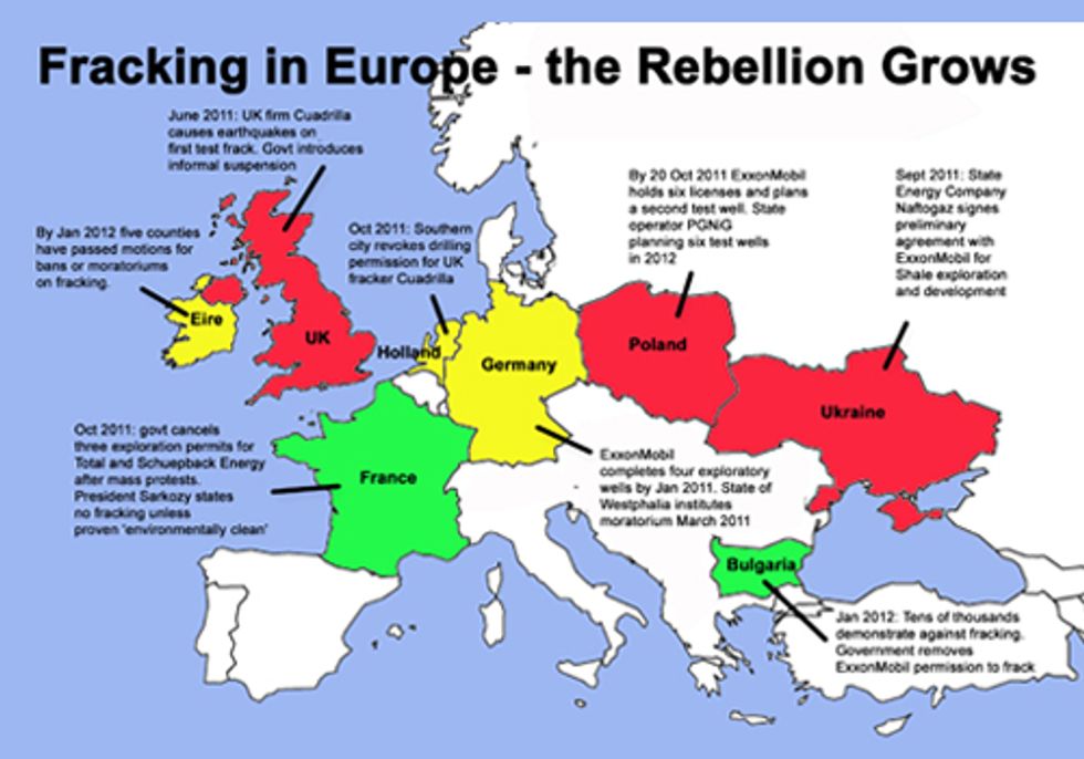 Fracking Moratorium Vote Falls Short in Europe