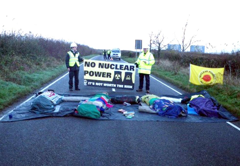Four Arrested in Protest of Proposed Nuke Plant
