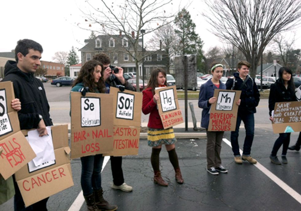 Protesters Speak Out Against Investments in Mountaintop Removal at 15 PNC Bank Branches